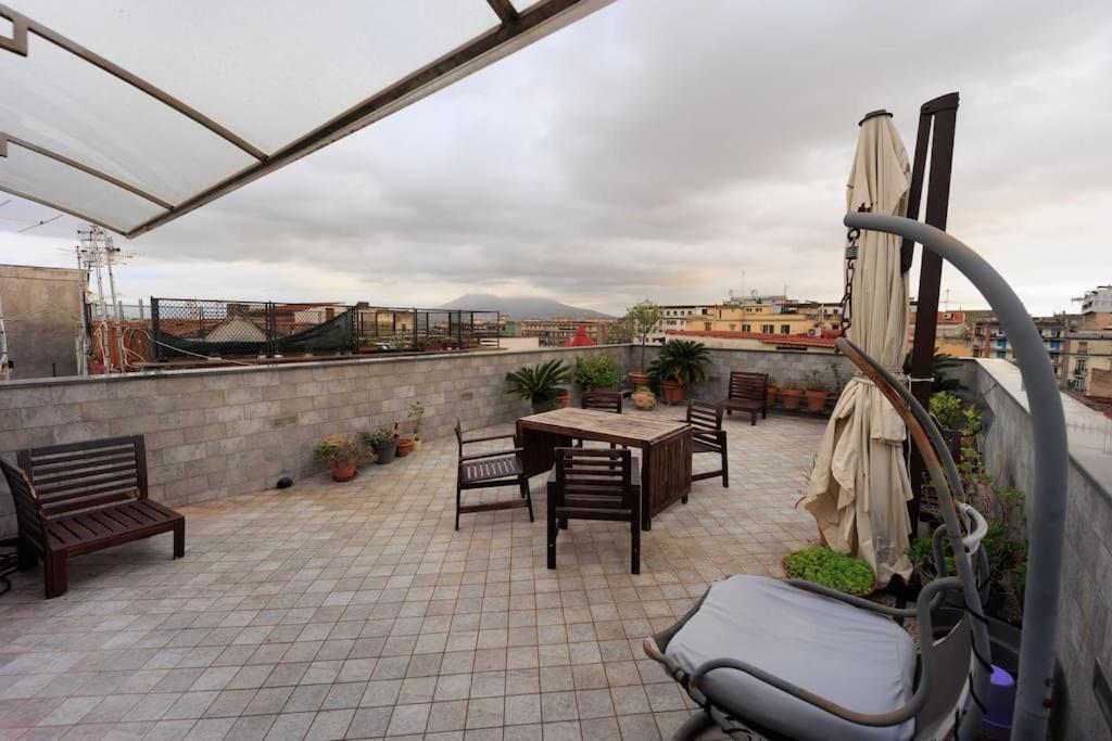 Lidahouse Terrace And Vesuvio View Next Museum By Houseinnaples Napoli